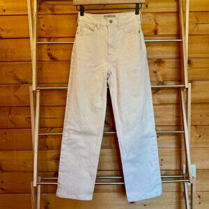 Women's Everlane Way High Jean - Ecru, 23x27.5